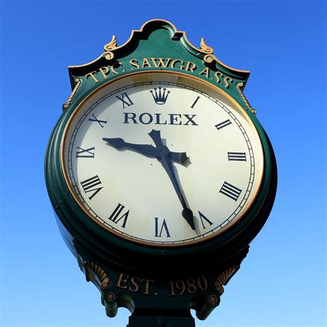 how does a golf course get a rolex clock|Rolex pole clock for sale.